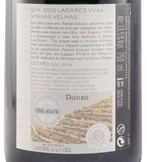 2014 Quinta dos Lagares VV44 tinto