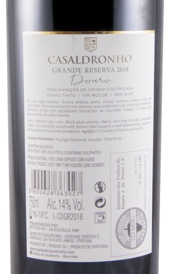 2018 Casaldronho Grande Reserva tinto