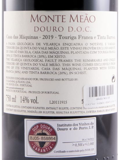 2019 Monte Meão Casa das Máquinas tinto