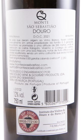 2021 Monte São Sebastião white