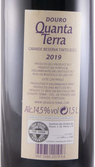 2019 Quanta Terra Grande Reserva red 1.5L