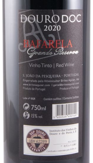 2020 Bafarela Grande Reserva tinto