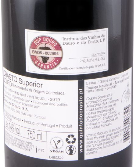 2019 Crasto Superior tinto