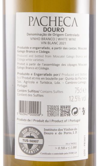 2021 Quinta da Pacheca white