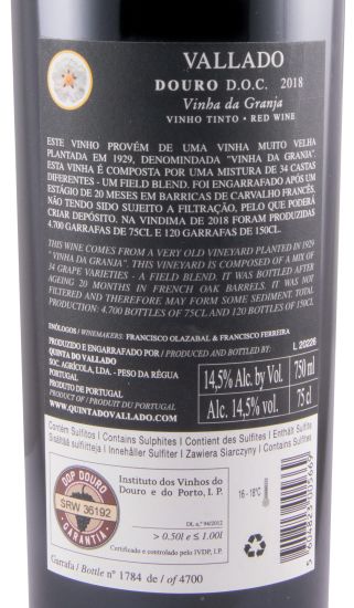 2018 Vallado Vinha da Granja tinto