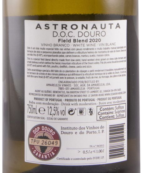 2020 Astronauta Field Blend Vinhas Velhas white