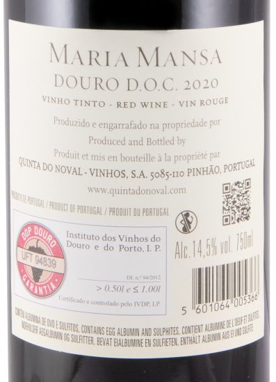 2020 Quinta do Noval Maria Mansa tinto