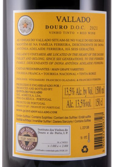 2021 Vallado tinto 1,5L