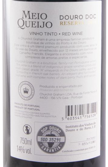 2019 Churchill's Meio Queijo Reserva red
