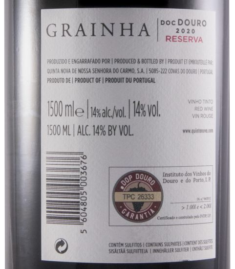 2020 Quinta Nova Grainha Reserva tinto 1,5L