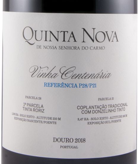 2018 Quinta Nova Vinha Centenária Referência P28/P21 tinto 1,5L