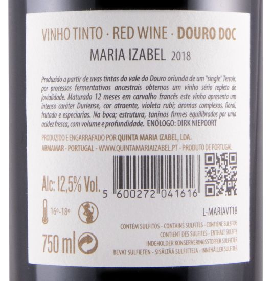 2018 Maria Izabel tinto