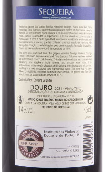 2021 Quinta da Sequeira red