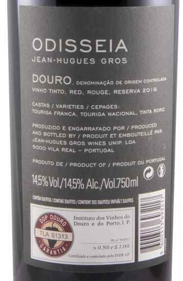 2019 Odisseia Reserva tinto