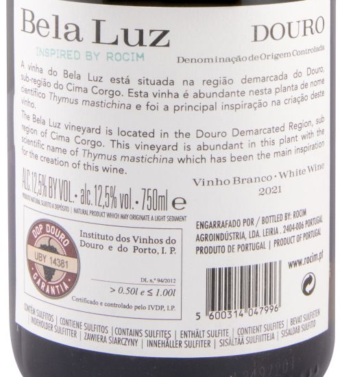 2021 Rocim Bela Luz white (damaged label)