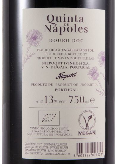 2018 Niepoort Quinta de Nápoles biológico tinto
