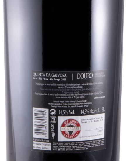 2019 Quinta da Gaivosa red 3L