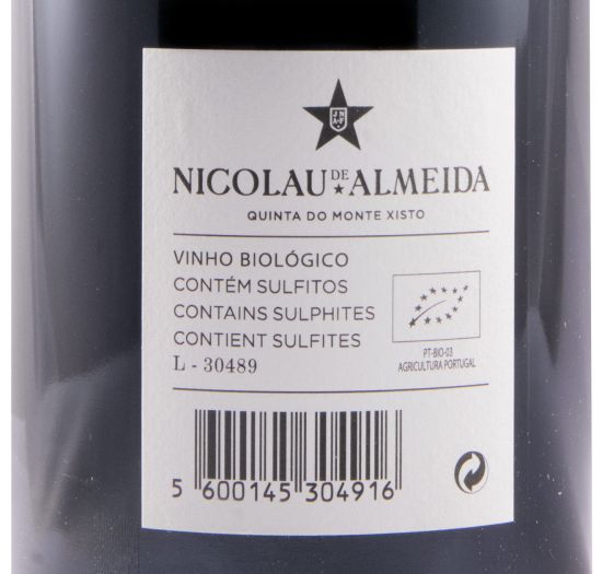 2019 Quinta do Monte Xisto biológico tinto