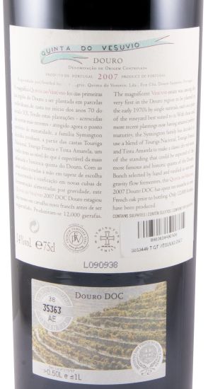 2007 Quinta do Vesuvio red