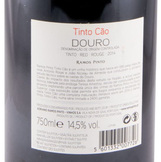 2014 Ramos Pinto Tinto Cão red