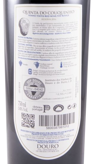 2016 Quinta do Couquinho Adeodato Sousão Reserva red
