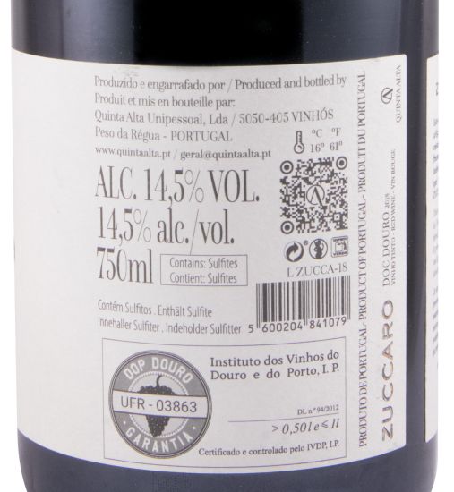 2018 Quinta Alta Zuccaro red