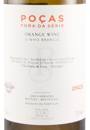 2021 Poças Fora da Série Orange branco