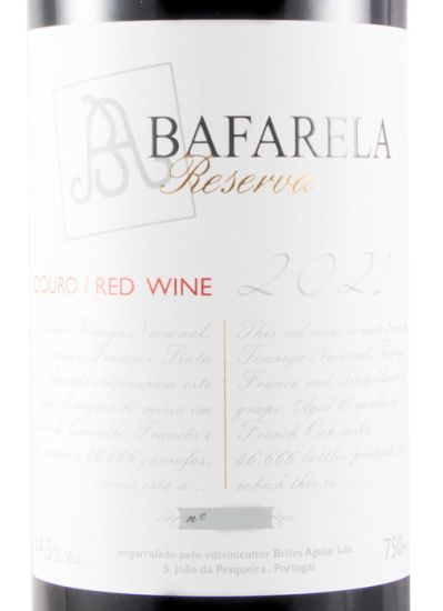 2021 Bafarela Reserva tinto