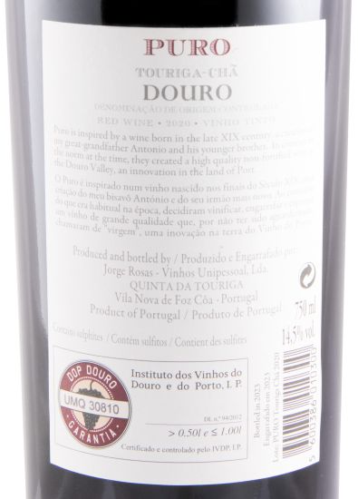 2020 Quinta da Touriga-Chã Puro red