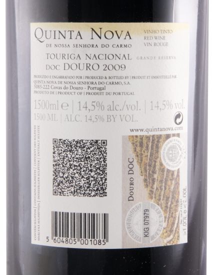 2009 Quinta Nova Touriga Nacional Grande Reserva tinto 1,5L