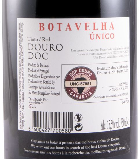 Bota Velha Único Lote 2017, 2019, 2020 tinto