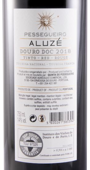 2018 Quinta do Pessegueiro Aluzé red