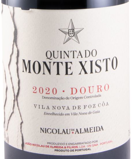 2020 Quinta do Monte Xisto biológico tinto