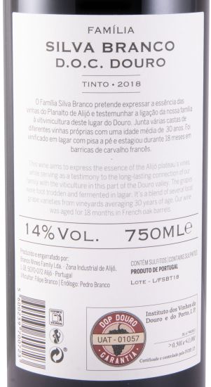 2018 Família Silva Branco red