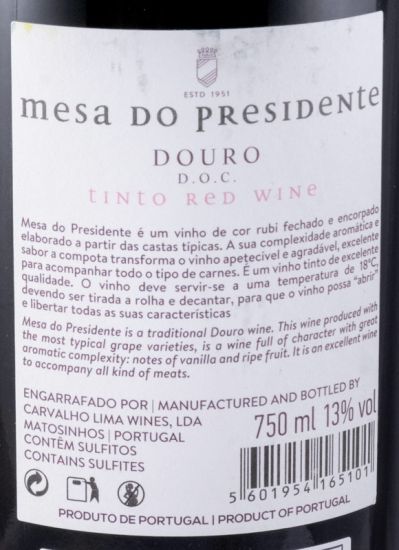 Mesa do Presidente Douro red