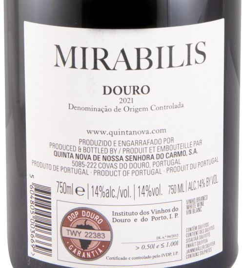 2021 Quinta Nova Mirabilis branco