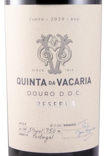 2020 Quinta da Vacaria Reserva tinto