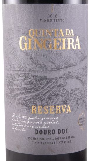 2018 Quinta da Gingeira Reserva red