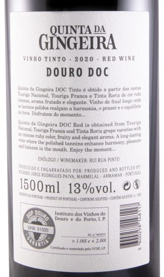 2020 Quinta da Gingeira red 1.5L