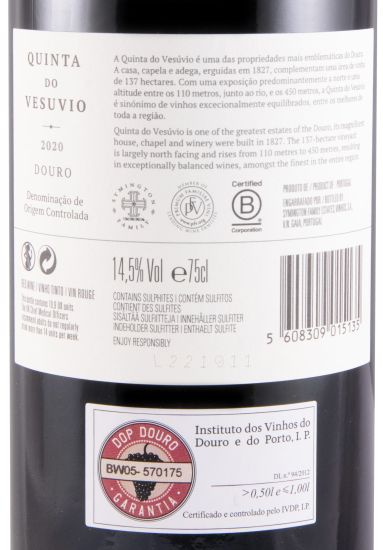 2020 Quinta do Vesuvio tinto