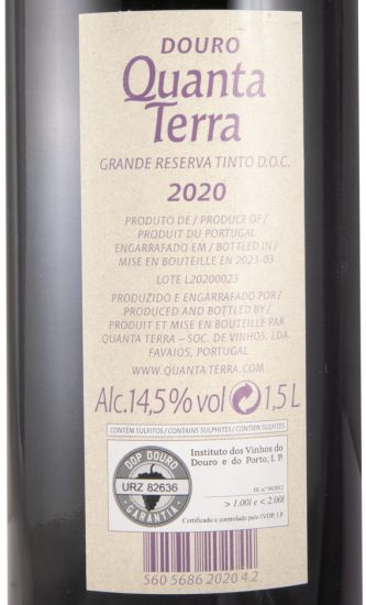 2020 Quanta Terra Grande Reserva tinto 1,5L