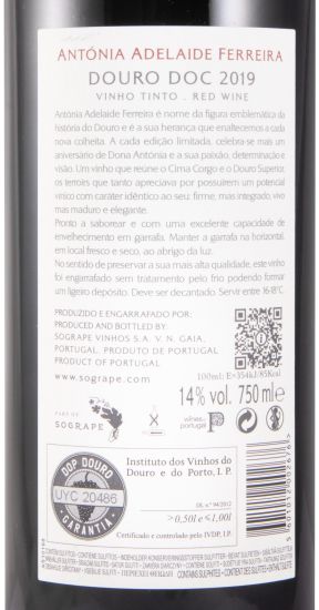 2019 Antónia Adelaide Ferreira Edição Limitada tinto
