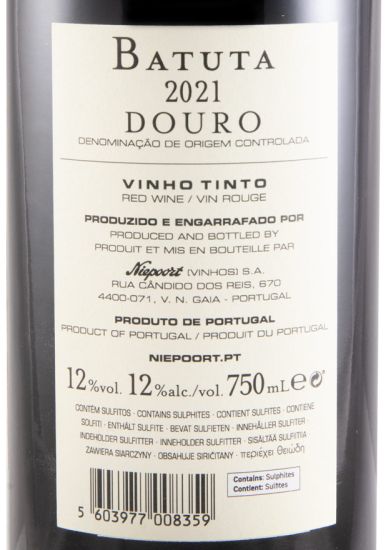 2021 Niepoort Batuta tinto