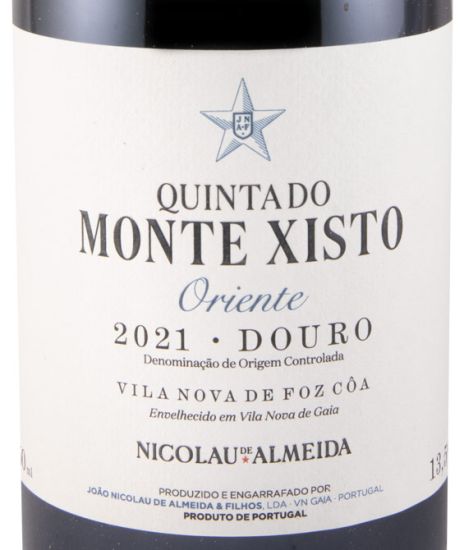 2021 Quinta do Monte Xisto Oriente biológico red