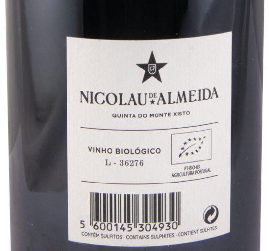 2021 Quinta do Monte Xisto Oriente biológico red