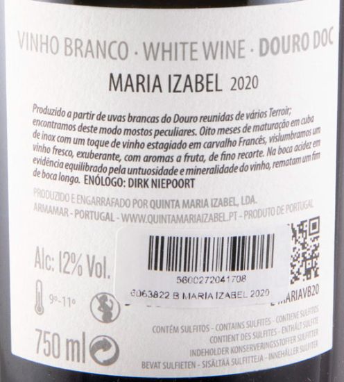2020 Maria Izabel branco (rótulo danificado)