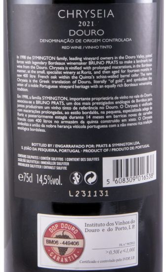 2021 Chryseia tinto