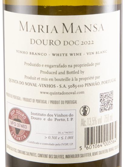 2022 Quinta do Noval Maria Mansa white