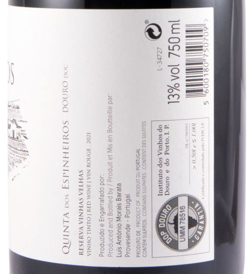 2021 Quinta dos Espinheiros Vinhas Velhas Reserva tinto