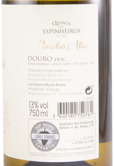 2021 Quinta dos Espinheiros Parcelas Altas branco